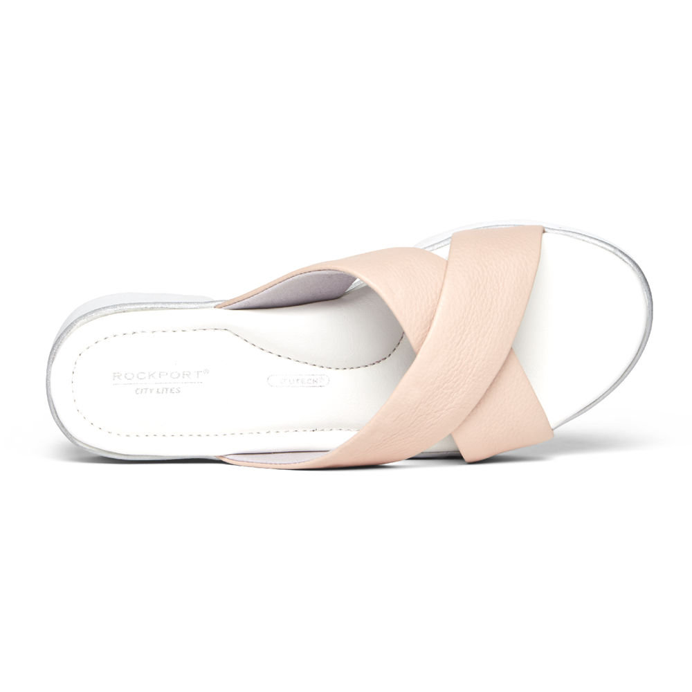 Rockport Sandals For Womens Pink/White - R-Evolution - DK0821645